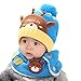 Produktbild Schal Caps Kinder, Dragon868 Baby Kleinkind Kinder Junge Mädchen Gestrickte Kinder SchöNe Weiche Hut Mit Schal (Hellblau)