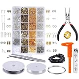 Fácil de usar, los alicates son ideales para formar alambres, enrollar cables y abrir. Puedes hacer hermosas joyas o reparar o cambiar tus pendientes favoritos, collares, pulseras, amuletos.