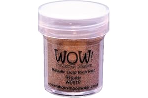 WOW EMBOSSING POWDER WOW ! Embossage poudre 15ml-or riche pâle