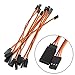 Price comparison product image JENOR 10 Pieces 150mm Servo Extension Cable For RC Futaba JR 15 cm Male to Female