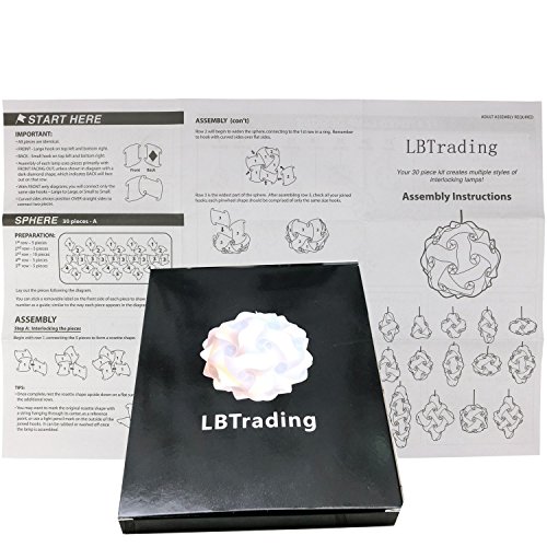 Lampe Schatten Puzzle – Puzzle light – Schatten Jigsaw IQ Light – Deckenlampenschirm – Moderne Pendelleuchten – Flat Pack Eigenmontage . (Large) - 2