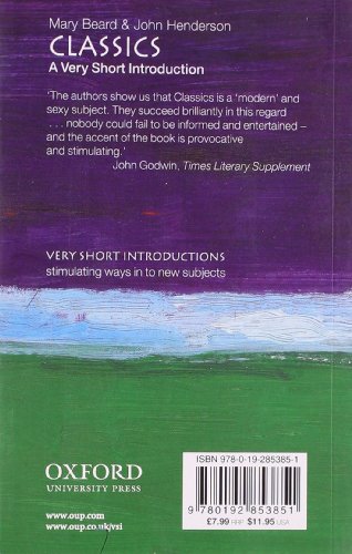 Classics: A Very Short Introduction