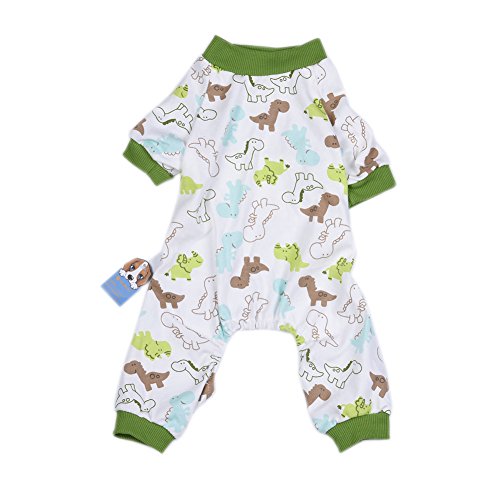 Preisvergleich Produktbild yunt Baumwolle Schlafanzüge Dinosaurier Bekleidung Jumpsuit für Pet Hund
