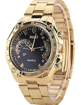 Bwatch goldene Edelstahl Herrenuhr im Sonderangebot