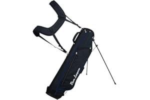 Ben Sayers LTE 6" Pencil Golf Stand Bag | Lightweight Golf Clubs Carry Bag with Dual Shoulder Strap and Lumbar Padding |