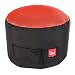 Produktbild GAMEWAREZ Fire Station, Sitzhocker/Fußbank für Classic Fire Gaming Sitzsack, Made in Germany. Schwarz mit roter Mesh-Oberfläche und Taschen