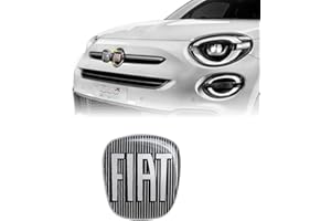 Fiat 14187A 3D Sticker Replacement Logo Black for 500X Front