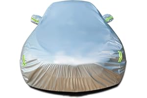 SJYSXM Autoabdeckung Kompatibel mit Jaguar F-Type Auto Abdeckplane Autoabdeckung Vollgarage Outdoor Autoschutzdecke Auto Autogarage Vollgarage mit Reflexstreifen Wasserdicht Autoplane Ganzgarage