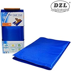 DZL Manta refrescante para perro 65*50CM, Manta enfriador para mascotas. Reduce la sensación térmica corporal