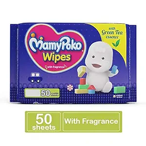 MamyPoko Soft Baby Wipes with Fragrance (50 Sheets)