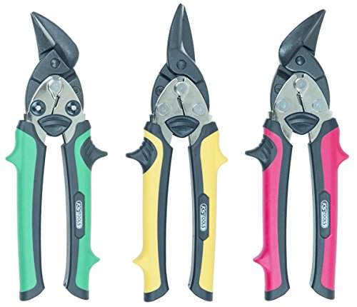 KS Tools Mini-Blechscheren Satz, 3-teilig, 118.0150