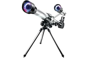 DOMYBEST FR Domybest Télescope Astronomique Enfant Télescope Astronomique Professionnel HD à Fort Grossissement avec Trépied Télescope pour Observer la Lune et Les Planètes