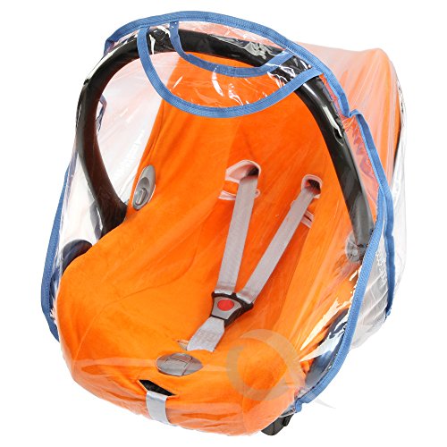 Quality Carseat Rain Cover for Maxi Cosi Cabrio and Pebble Family Fix (blue)