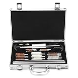 Fácil de operar y duradero MYAMIA 103Pcs Pistola De Limpieza del Cepillo Kit Limpiador De Herramientas De Mantenimiento Conjunto Caja De Almacenamiento De Aluminio