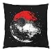 Produktbild style3 Poke Death Kissen mit Füllung 28 x 28 cm Baumwollbezug Todesstern Star Ball Monster Videospiel