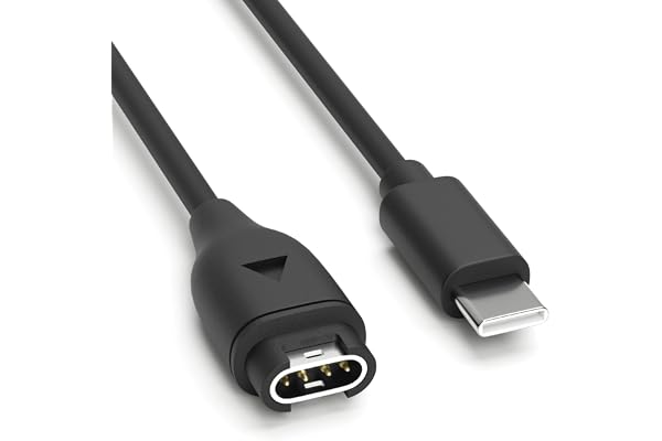 Sinoacc USB C-laddare för Garmin Watch laddningskabel för Fenix 5 5S 5X Plus 6 6S 6X Pro 7 7S 7X, Forerunner 745 935 945 45 45S 245 musik, instinkt, approach S10 S40 S60 S12 S42, Vívoactive 3 4 4S