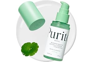 PURITO Centella Unscented Serum, Korean Centella, for All Skin Types, Ampoule, Soothing, Calming, Facial Serum for face, Vegan & Cruelty-Free, Korean Skin Care, 60ml