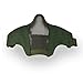 Produktbild Wosport Airsoft Gesichtsschutz, Maske fur CS, Paintball, Stahlgeflecht, halbe Maske, mit verstellbarem