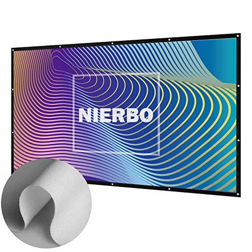 Pantallas Proyector, NIERBO Pantallas de Proyeccion 300 Pantallas para Proyectores Exterior 667x377cm Pantalla para Video Proyector 16 9