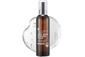 [Mizon] Tonico viso intensivo con estratto di bava di lumaca (100 ml) idratante, rigenerazione intensiva della pelle, antietà, antirughe, muco di lumaca filtrato (Snail Repair Intensive Toner)