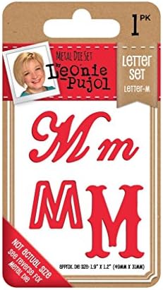 Leonie Pujol Metal Craft Dies - Letter Set Typography Collection - M
