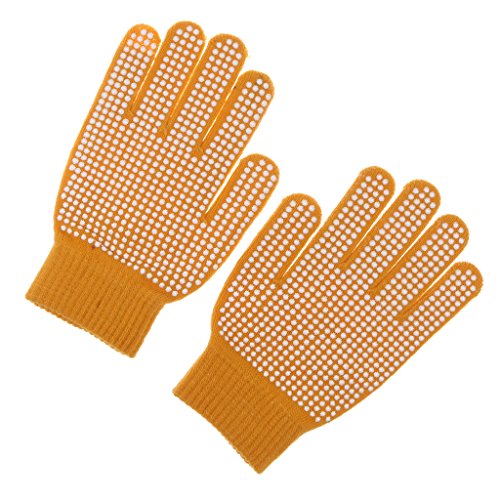 Preisvergleich Produktbild Baoblade Baoblaze Reithandschuhe Handschuhe Anti Rutsch Handschuhe für Fahren - Gelb, Freie Größe