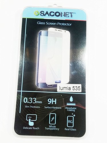 Lumia 535 1x pellicola vetro temperato display per smartphone Microsoft Nokia Lumia 535 + kit pulizia schermo