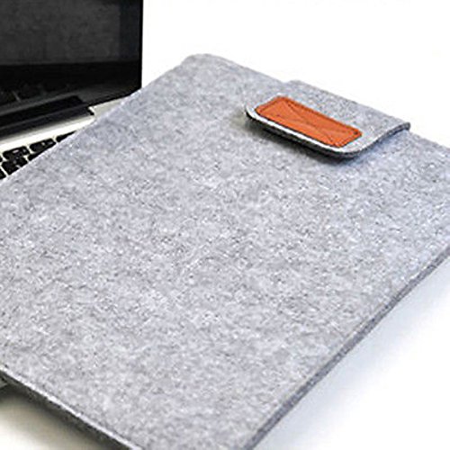 Laptop Filz Sleeve H  lle f  r Macbook  13 Zoll  Gray 