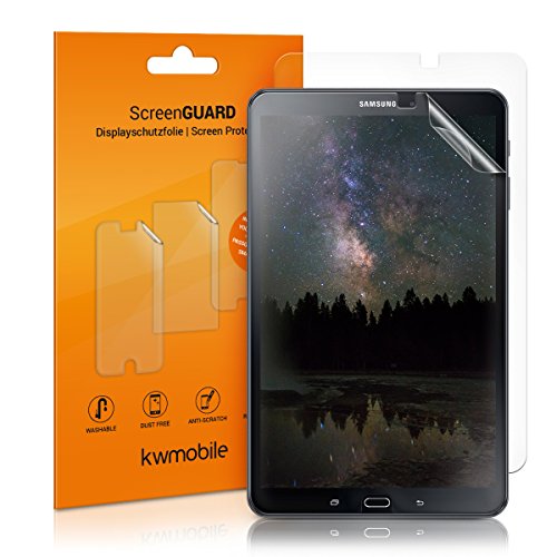 2x kwmobile Folie für Samsung Galaxy Tab A 10.1 (2016) - klare Tablet Displayschutzfolie Crystal Clear Displayschutz kristallklar Displayfolie Schutzfolie