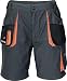Produktbild Herren Shorts dunkelgrau/schwarz/orange Größe 56