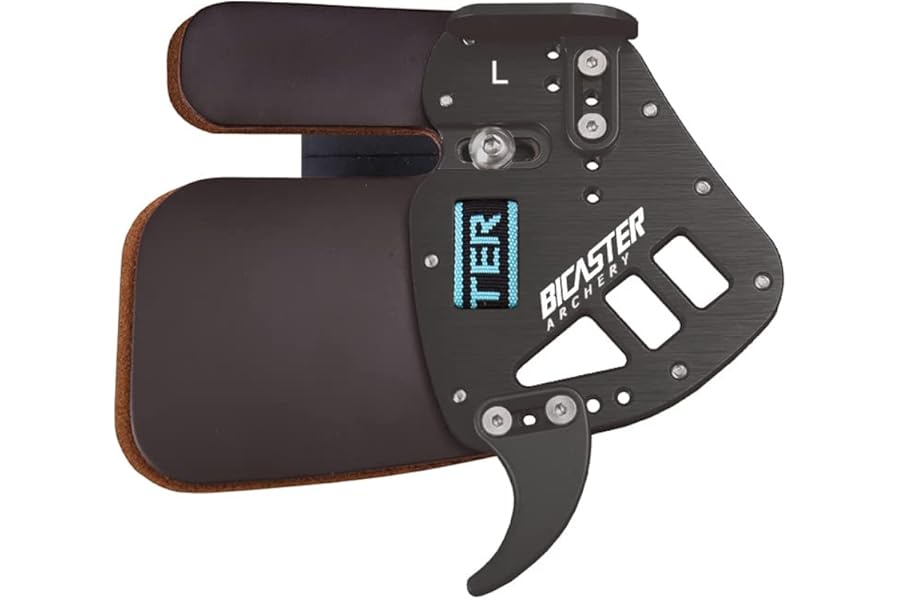 BICASTER ASA Finger Tabs Cowhide Face+Aluminum Plate for Olympic Recurve