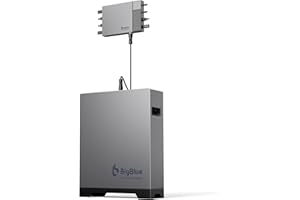 【Fonctionne à -20 °C et 2,56kWh-Batterie LiFePO4】BigBlue Powafree Station Électrique pour Balcon, IP67 Étanche, 3 Traceurs MPPT avec Entrée Solaire 800W, Plug & Play, Contrôle par APP