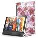 Produktbild MoKo Lenovo YOGA Tab3 Plus 10.1 Hülle - Ultra Leightweight Slim Schutzhülle Smart Cover für Lenovo YOGA Tab 3 Plus (YT-X703F) 10.1 Zoll 2016, Blumen Violett (nicht für Yoga Tab 3 10.1)