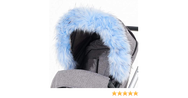 blue pram fur