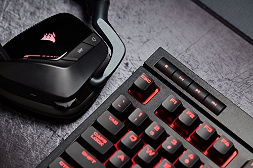 Corsair K63 - Teclado mec  nico Gaming  Cherry MX Red  retroiluminaci  n LED roja  QWERTY Espa  ol   Negro