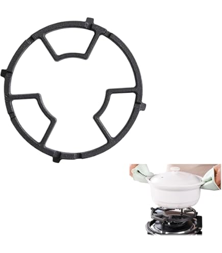 Riduttore Fornello Gas Per Caffettiera | Acciaio Inox, Universale 13.3cm - Spargifiamma Per Moka - Foto 6