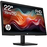 HP 22 Inch FHD Monitor - V22ve G5, Full HD VA, 75hz Refresh Rate, 1x HDMI, 1 x VGA, Low Blue Light Mode, Anti-glare, Tilt Adj