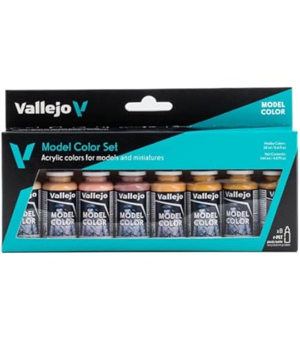 Lot De 20 Peintures Vallejo Air – Flacons Acrylique Pour Maquette (couleurs Diverses)