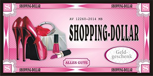 Preisvergleich Produktbild Gutschein Geldgeschenk Shopping-Dollar