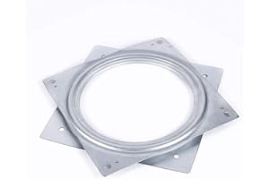 TYENAZA 6 cali Płyta obrotowa z łożyskiem kulkowym, Lazy Susan Bearing, obrotowa płyta z łożyskiem, obrotowa metalowa łożysko kwadratowe, łożysko gramofonowe do mebli TV stojak monitor komputerowy