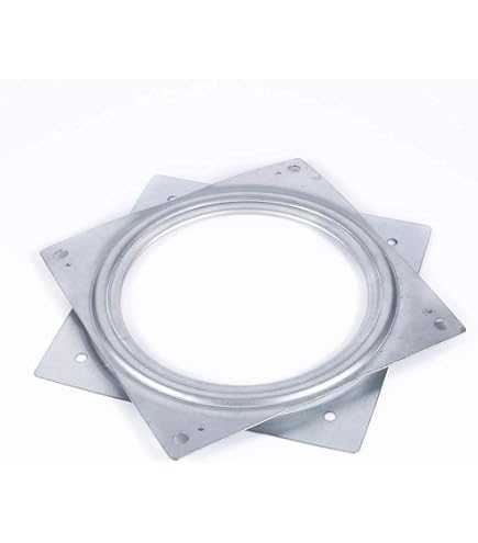 WORDFUN 40cm 360 Degré Plateau Pivotant, Plateforme Rotative Avec Roulement À Bille En Acier, TV Support Pivotant, Plateau Tournant Manuel, Support De Base Rotatif, Bricolage Sculpture