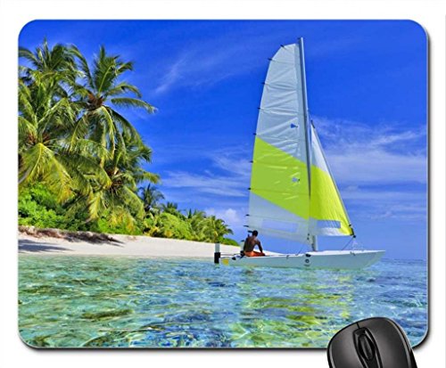 Windsurf and beach Mouse Pad, Mousepad (Beaches Mouse Pad)