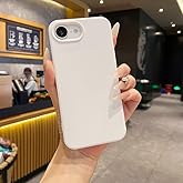 Lavderuar iPhone 16E ile Uyumlu İ&ccedil;i Kadife Lansman Silikon Kılıf &ndash; Kamera Korumalı, Darbe Emici, Premium Yumuşak Kapak Beyaz