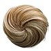 PRETTYSHOP 100% Human Hair UP DO blonde Ballerina Knoten Donut Bun Topknot Scrunchie Hairpiece Ponytail H311a 27/613