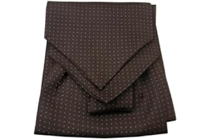 Avantgarde Ascot uomo a pois in seta made in Italy colori e misure a scelta