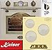 Produktbild Retro Herdset Autark/Elektro Einbau Backofen+Glaskeramik Kochfeld 45 cm/Einbaubackofen/Herd/Backofen mit Teleskop System/Glaskeramik Kochfeld/Touch control/Herd Set/Backofen Kochfeld Kombination