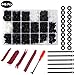 Produktbild 446 Stücke Auto Befestigung Clips Set Türverkleidung & Kunststoff Befestigungs Kit Klammern Stoßstangen Befestigung Clips With 4 Verdrehten Platten,5 Cable Bundles,1 Entferner mit Lösewerkzeug