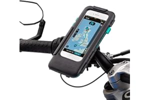 Ultimateaddons Quick Release 21-30mm Motorcycle Mount + Waterproof Case Compatible with iPhone 6 6S 7 8 Plus