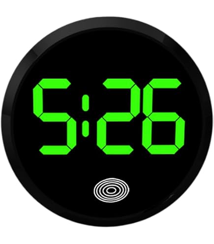 Horloge Digitale LED Pour Tableau De Bord Voiture – 46 Mm, Alimentation 12V | Pour Auto, Camping-car, Bureau
