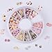 EOZY Pack of a Wheel Sweet Shape Polymer Clay Fimo 3D Nail Art Tips Cellphone DIY Decoration Decal Stickers Pro Set-12 Colors